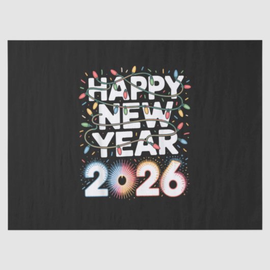 2026年新年あけましておめでとう 薄葉紙 (正面)