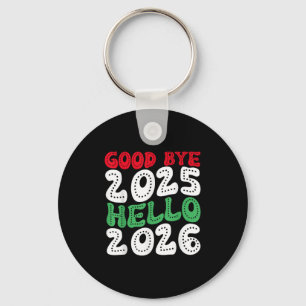 2026年新年あけましておめでとう 2025年よさらば 2026年こんにちは _2 キーホルダー