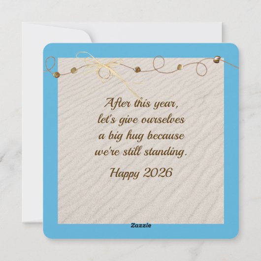 2026年新年おめでとうオーシャンビーチ シーズンカード (裏面)