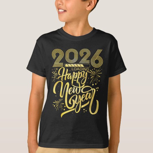 2026年新年おめでとう花火大会 Tシャツ (正面)