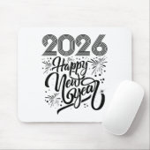2026年新年おめでとう花火 マウスパッド (マウス)