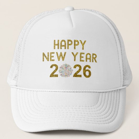 2026年新年おめでとう キャップ (正面)