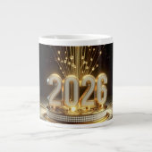 2026年新年おめでとう コーヒーマグ ジャンボコーヒーマグカップ (正面)