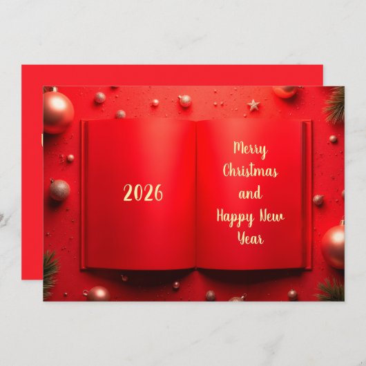 2026年新年おめでとう シーズンカード (正面/裏面)