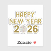 2026年新年おめでとう シール (シート)