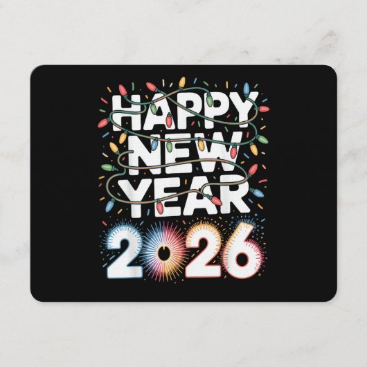 2026年新年おめでとう 招待状 (正面)