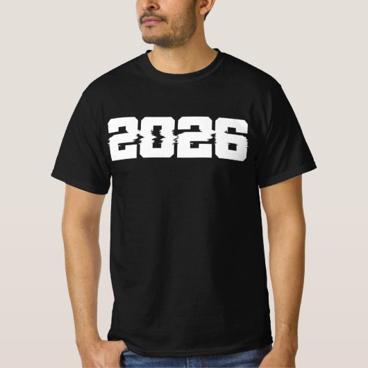 2026年新年おめでとう Tシャツ (正面)