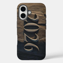 2026年新年のための3Dナンバーデザイン iPhone 16ケース