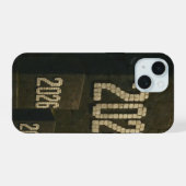 2026年新年のための3Dナンバー デザイン iPhone 15ケース (裏面横)