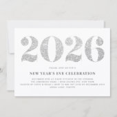 2026年新年のパーティー 招待状 (正面)