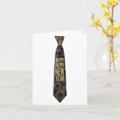 2026年新年のパーティー 面白い花火パーティー 新年 カード (黄色い花)