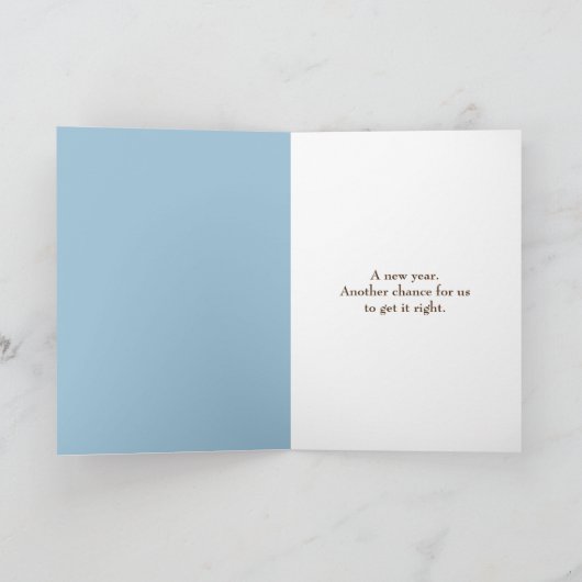 2026年新年のメッセージボトル シーズンカード (内部)