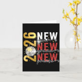 2026年新年イブパーティー　ハロー2026 カード (黄色い花)