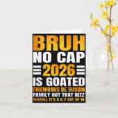 2026年新年カウントダウン　ヤバすぎる面白動画 カード (黄色い花)