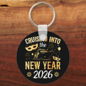 2026年新年クルーズ サークル キーホルダー (正面)