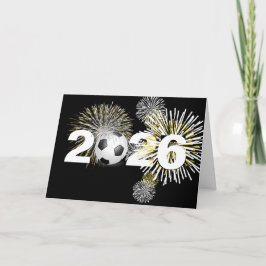 2026年新年サッカーボール シーズンカード