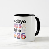 2026年新年サンセットお祝いマグカップ マグカップ (正面右)