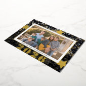 2026年新年スターコンフェッティ写真 箔シーズンカード (回転した状態)