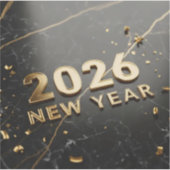 2026年新年ステッカー シール (正面)