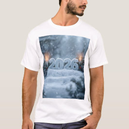 2026年新年スノーキャルムTシャツ Tシャツ