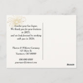 2026年新年スパークラー ポストカード (裏面)