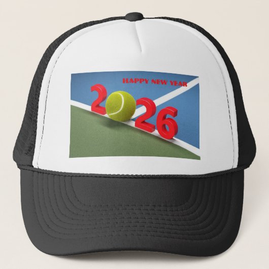 2026年新年スポーツテニス愛好家キャップモダン キャップ (正面)