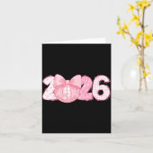 2026年新年ディスコボール Nk コケッティーボウ ファム カード (黄色い花)