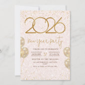 2026年新年パーティーのご招待, 大晦日 招待状 (正面)
