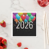 2026年新年パーティー風船ナプキン スタンダードカクテルナプキン (インサイチュ)