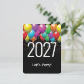 2026年新年パーティー風船 招待状 (スタンド正面)