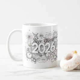 2026年新年マグカップ コーヒーマグカップ