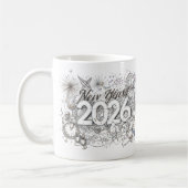 2026年新年マグカップ コーヒーマグカップ (左)