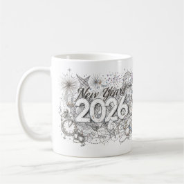 2026年新年マグカップ コーヒーマグカップ
