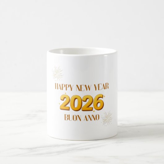 2026年新年マグカップ コーヒーマグカップ (中央)