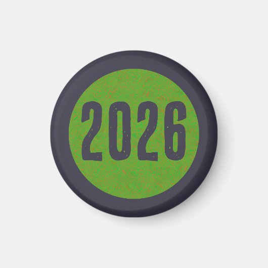 2026年新年マグネット マグネット (正面)