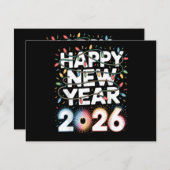 2026年新年快乐 シーズンカード (正面/裏面)
