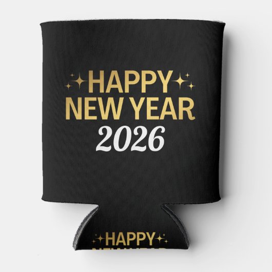 2026年新年明けましておめでとうございます 缶クーラー (正面)