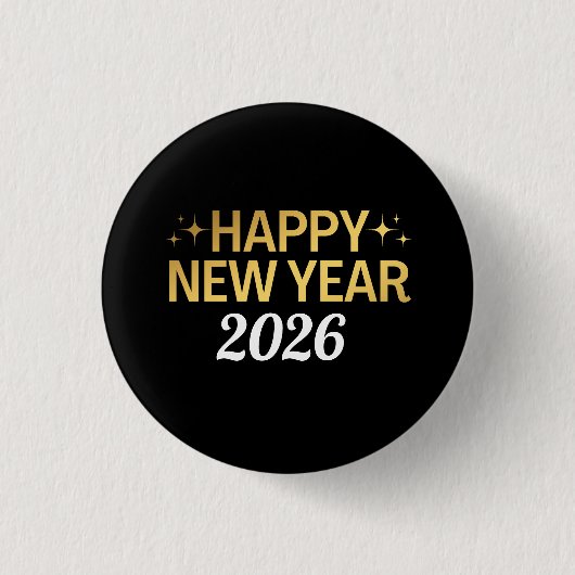 2026年新年明けましておめでとうございます 缶バッジ (正面)