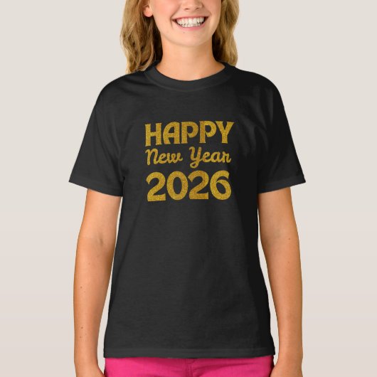 2026年新年明けましておめでとうございます Tシャツ (正面)