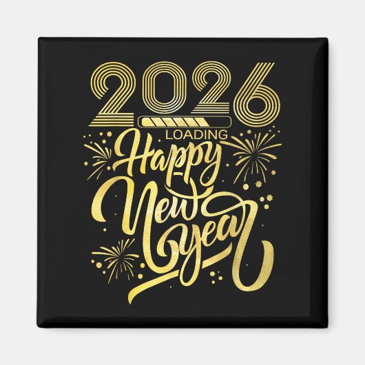 2026年新年花火ローディング マグネット (正面)