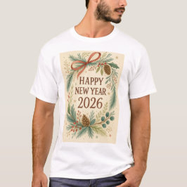 2026年新年 ラスティックファミリーTシャツ Tシャツ