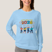 2026年新年 女性用 ホリデーギフトTシャツ Tシャツ (正面)