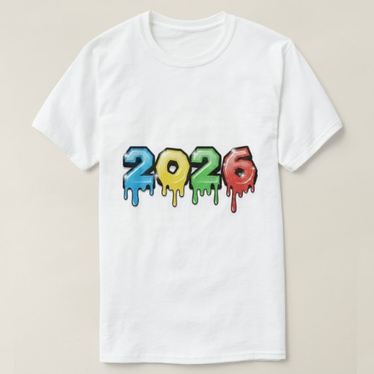 2026年新年 Tシャツ (デザイン正面)