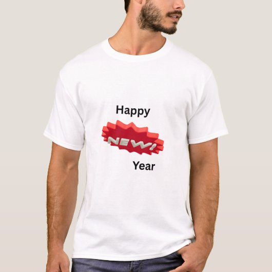 2026年新年Tシャツ - スタイル良くお祝いしよう! Tシャツ (正面)
