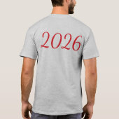 2026年新年Tシャツ Tシャツ (裏面)