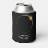 2026年日食 天文学 缶クーラー (缶裏面)