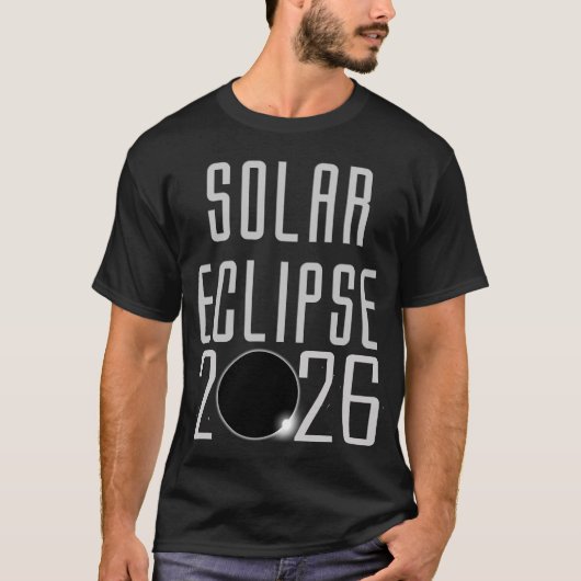 2026年日食 Tシャツ (正面)