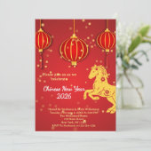 2026年旧正月 | 午年 招待状 (スタンド正面)