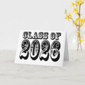 2026年旧西学期卒業 カード (黄色い花)