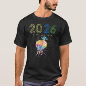 2026年明けましておめでとうございます Tシャツ (正面)
